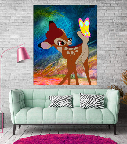 Bambi canvas Disney art