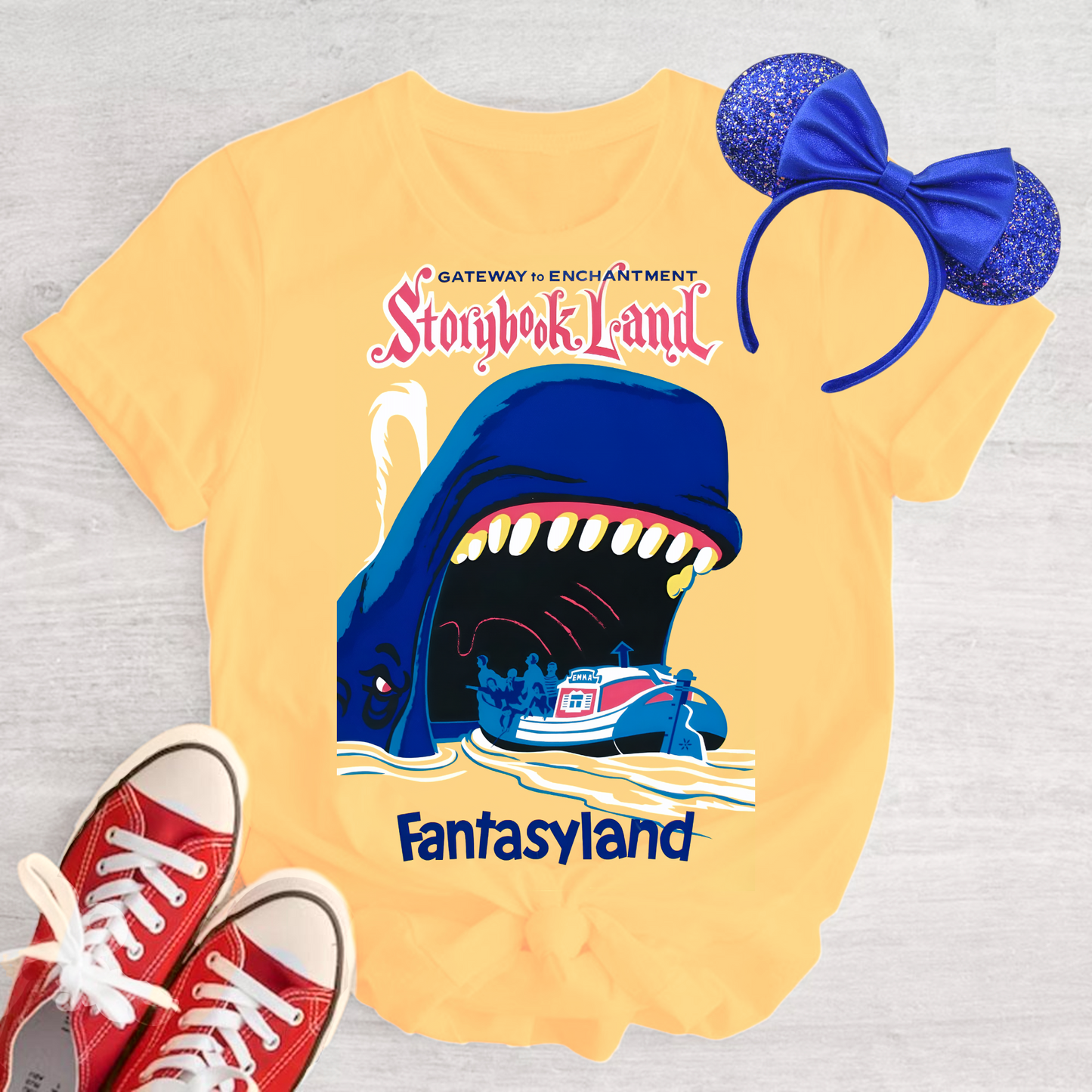 Storybook Land Fantasyland shirt, Women's Oversized Unisex Tee, Comfort Color Disney Shirt