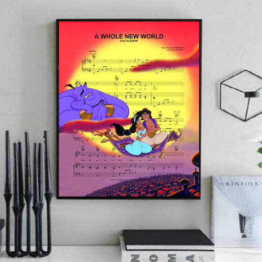Aladdin A whole New World Sheet Music
