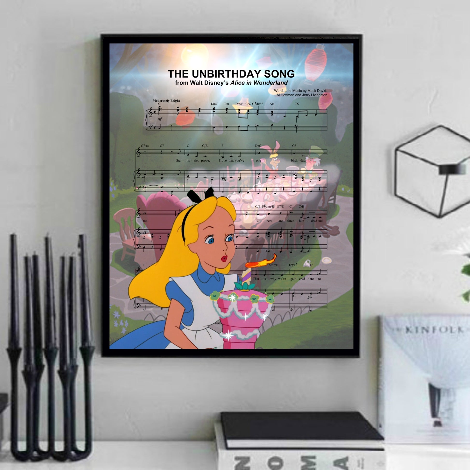 Alice In Wonderland Wall Art Print Artwork Canvas Painting Poster