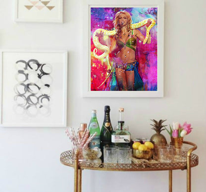 Britney Spears Slave 4 U Wall Art  | Lisa Jaye Art Designs