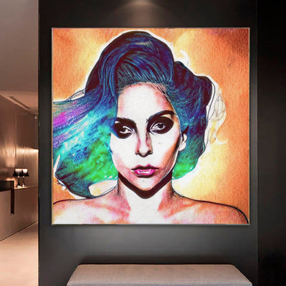 Lady Gaga Canvas art