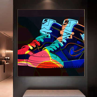 Nike Jordans Pop Art