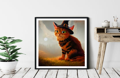 Witchy Kitty Fine Art  | Lisa Jaye Art Designs