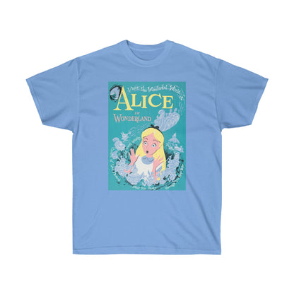 Alice in Wonderland Retro Poster T-Shirt,  Unisex Tee