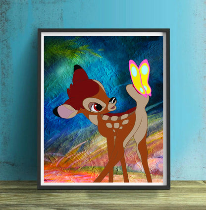 Bambi Wall Art  | Lisa Jaye Art Designs