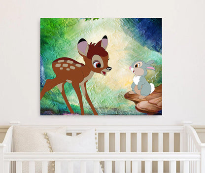 Bambi and Thumper Fine art nursery