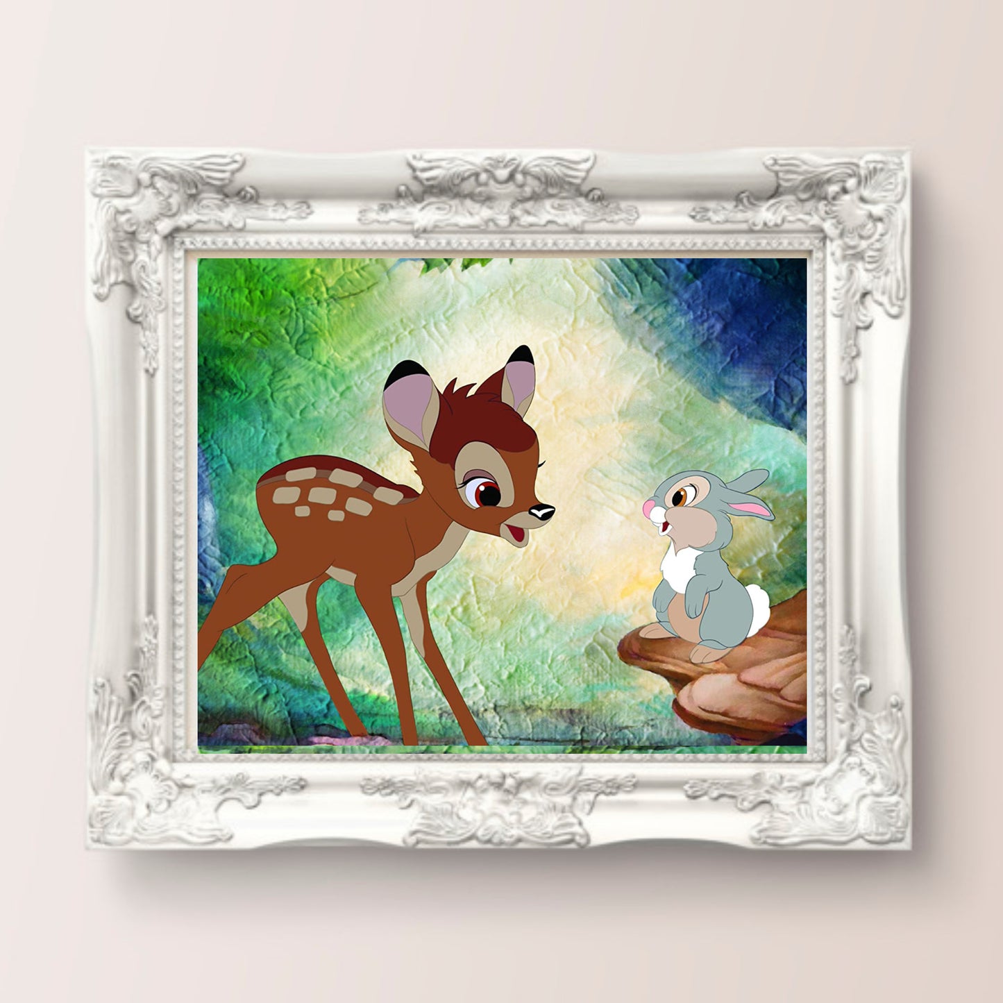 Bambi and Thumper Fine art