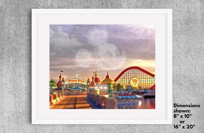 Pixar Pier Disneyland  Fine Art  | Lisa Jaye Art Designs