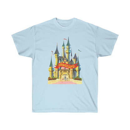 Disneyland Castle Retro T-Shirt, Ovesized Unisex Tee
