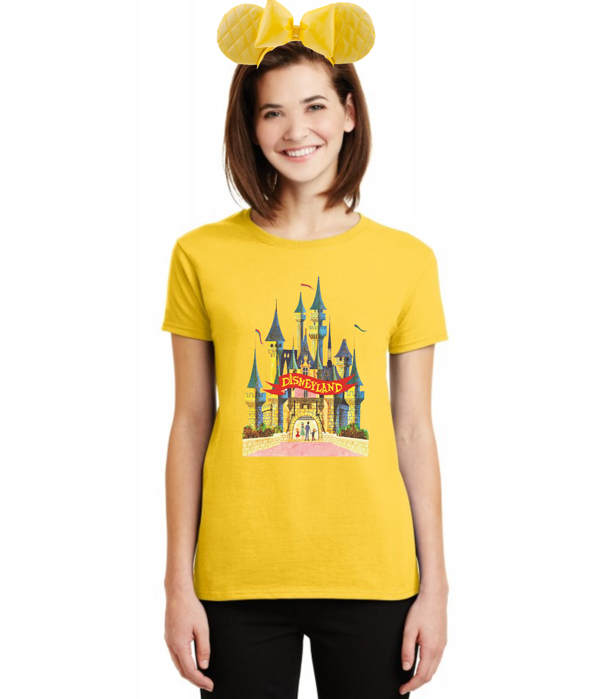 Woman's Retro Vintage Disneyland Castle shirt
