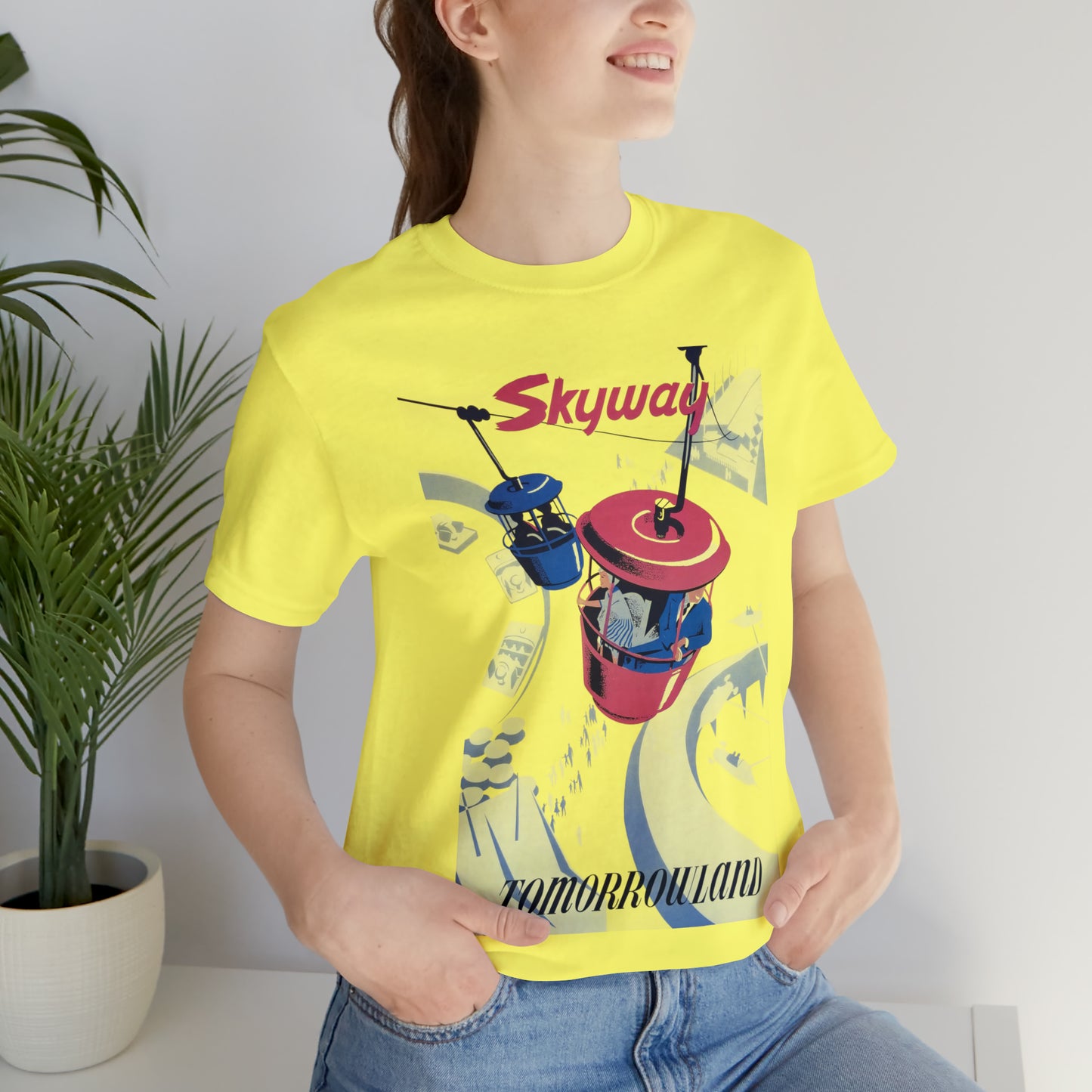 Tomorrowland Skyway Vintage Poster t-shirt