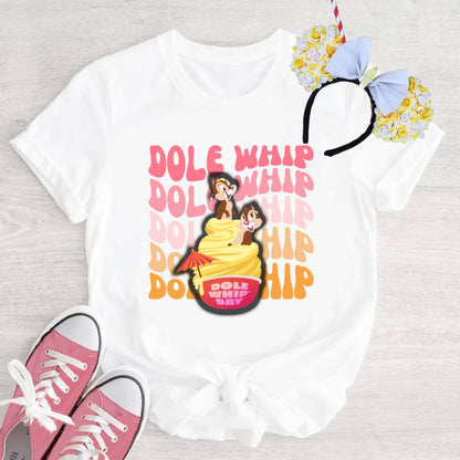 Chip & Dale Dole Whip Disney T-shirt