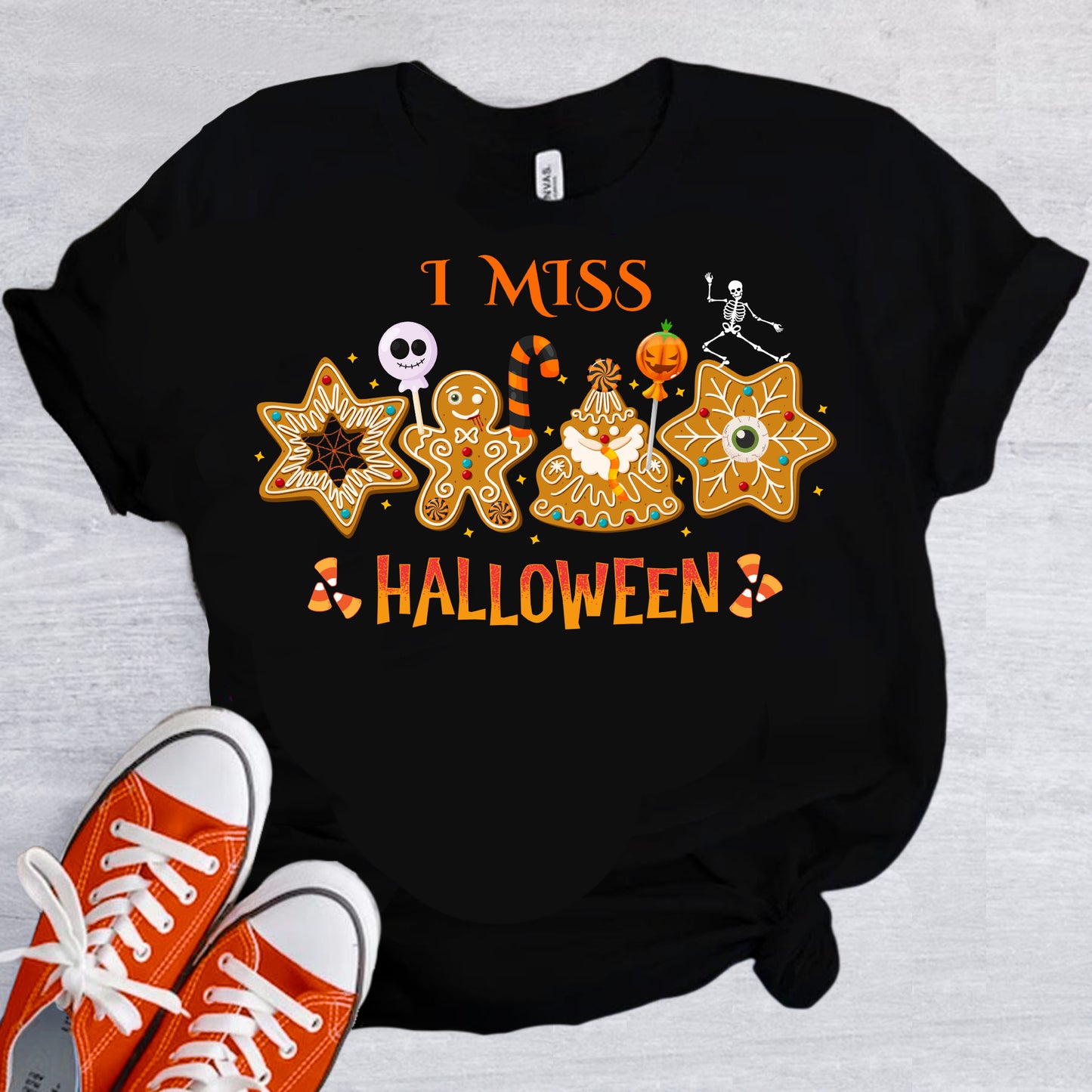 I Miss Halloween Christmas T-Shirt, Unisex Tee
