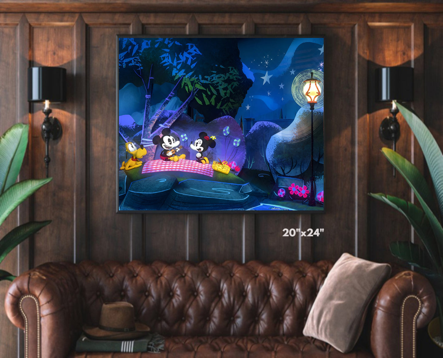 Mickey and Minnie's Runaway Railway canvas art