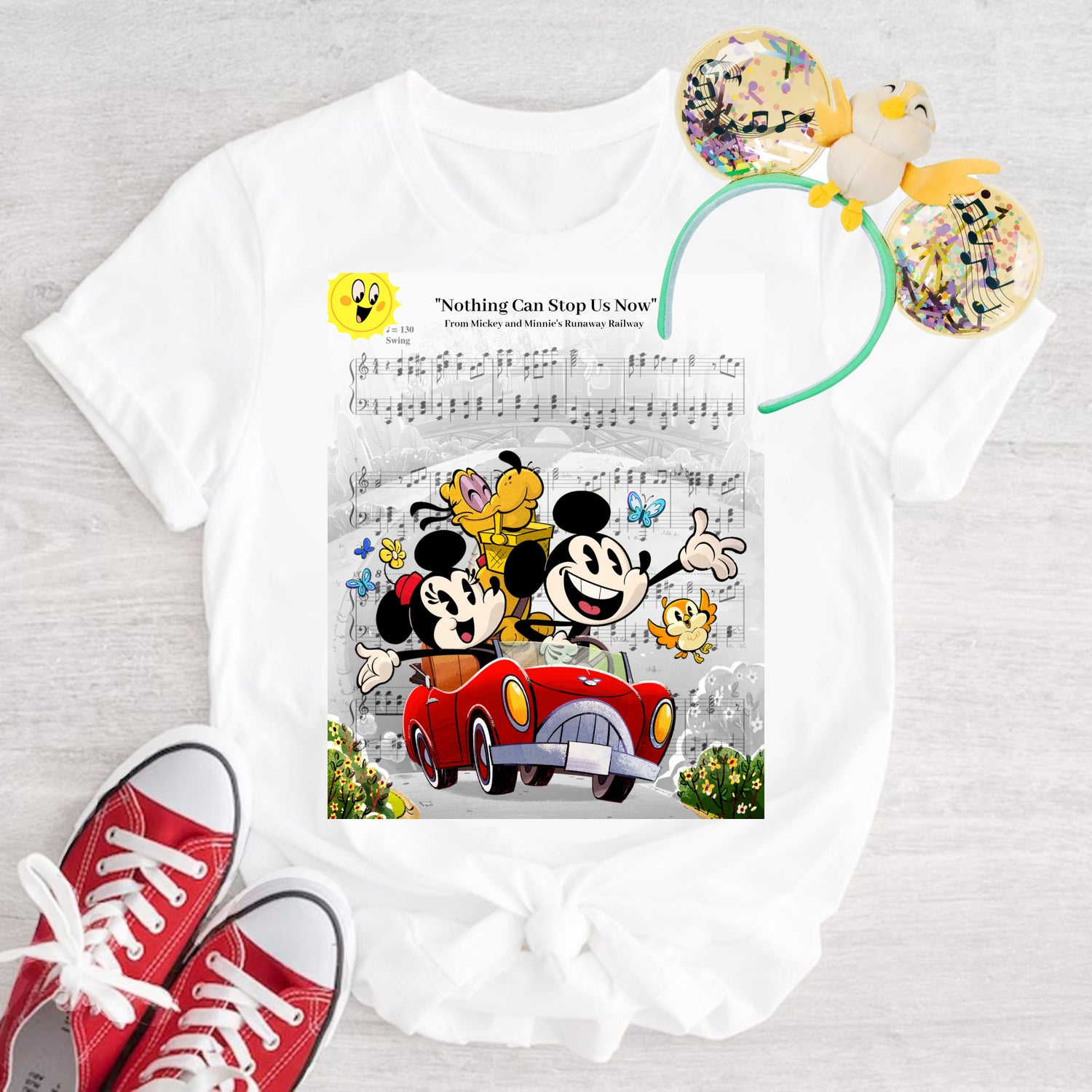 Mickey and Minnie's Runaway Railway Shirt Tshirt Tee