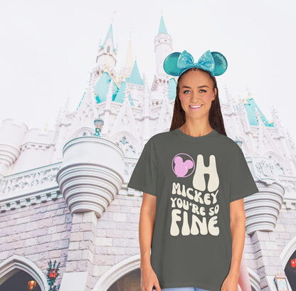 Oh Mickey Oversized Comfort Colors T-Shirt