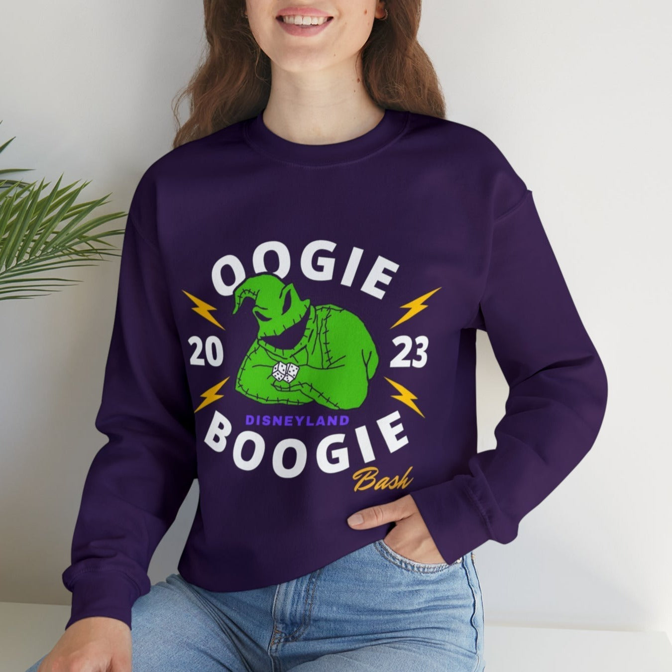 Purple Oogie Boogie Bsh sweatshirt