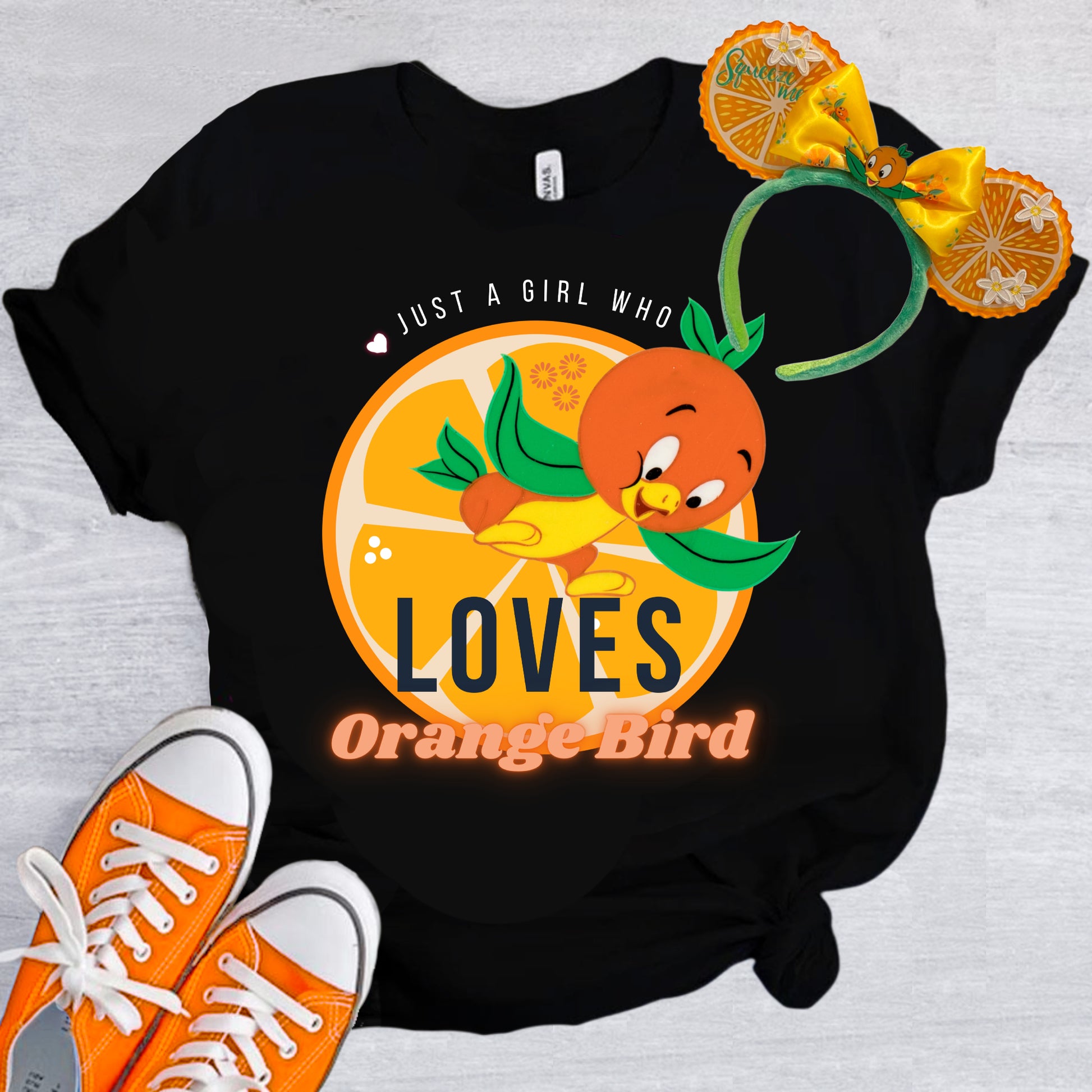 Orange Bird Disney T-Shirt Shirt Tee by Lisa Jaye