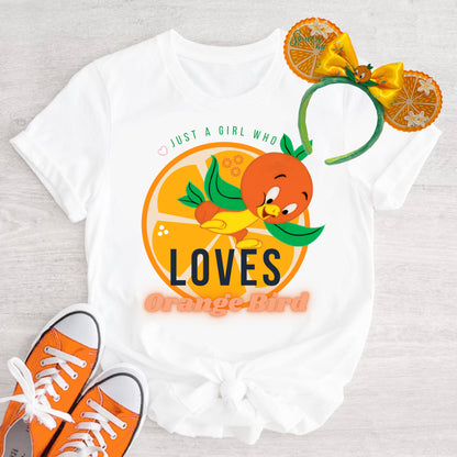 Orange Bird Disney T-Shirt Shirt Tee by Lisa Jaye