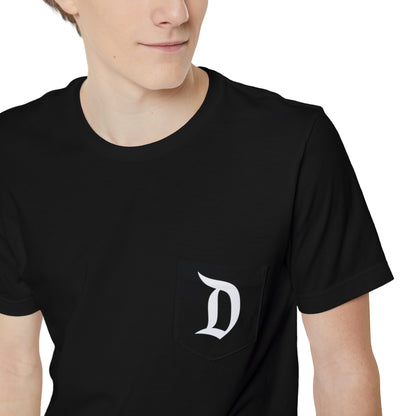 Disneyland D mens black minimalist t-shirt 