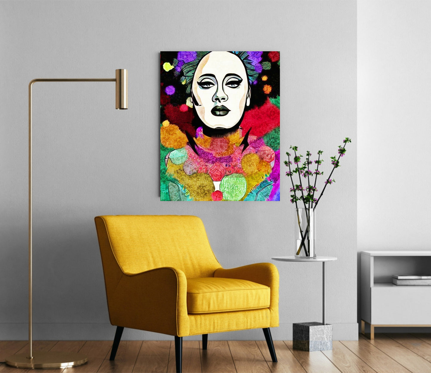 Adele Abstract Wall Art  | Lisa Jaye Art Designs