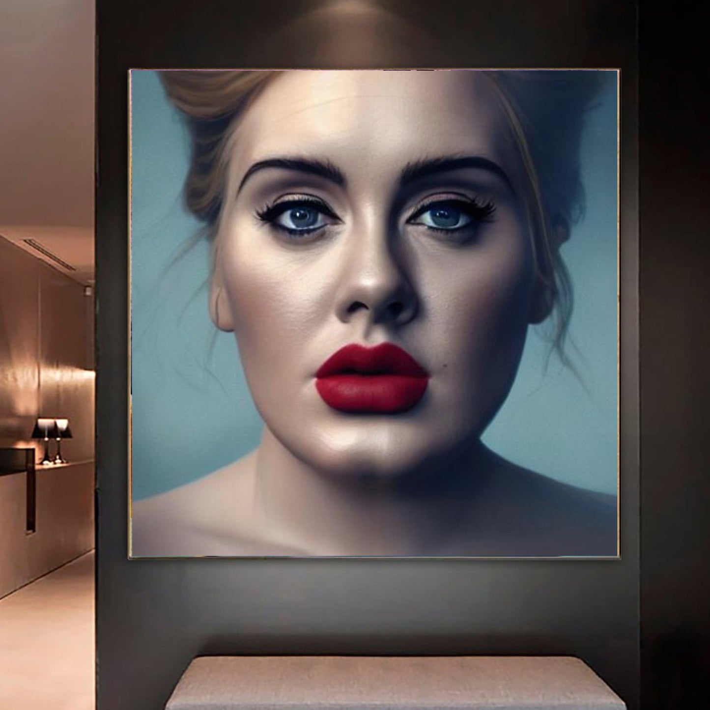 Adele Photorealism Wall Art  | Lisa Jaye Art Designs