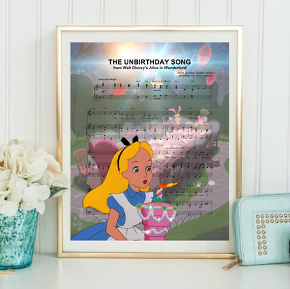 Alice in Wonderland Print Gift