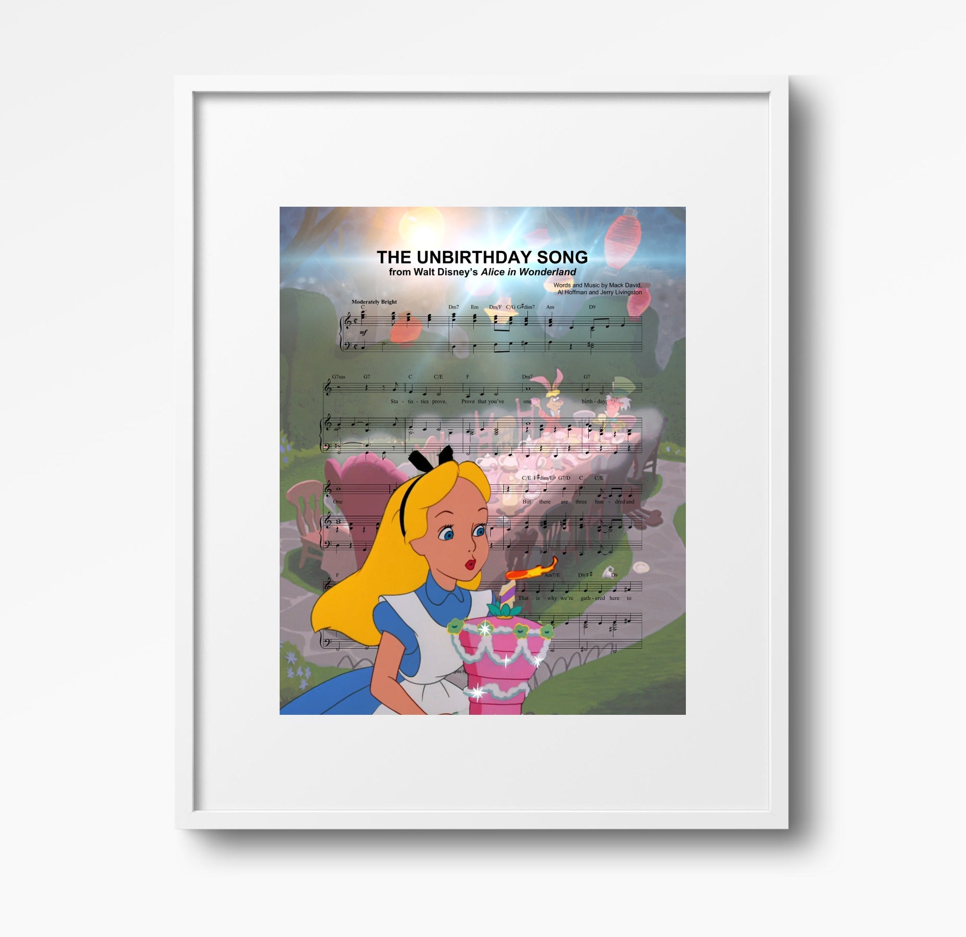 Alice The Unbirthday Song Sheet Music
