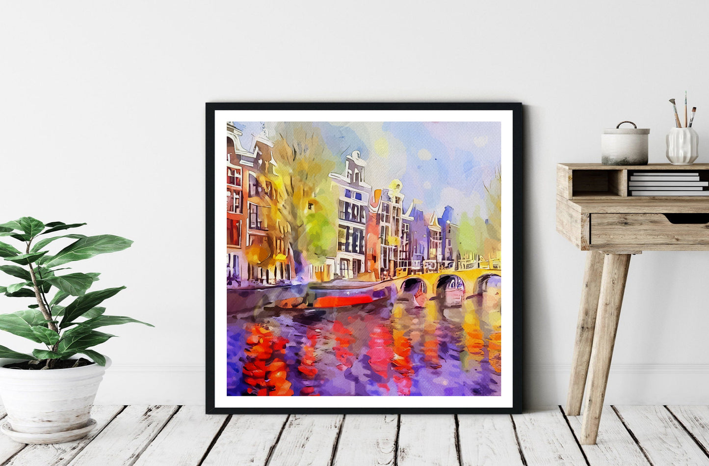 Amsterdam Canal wall art print