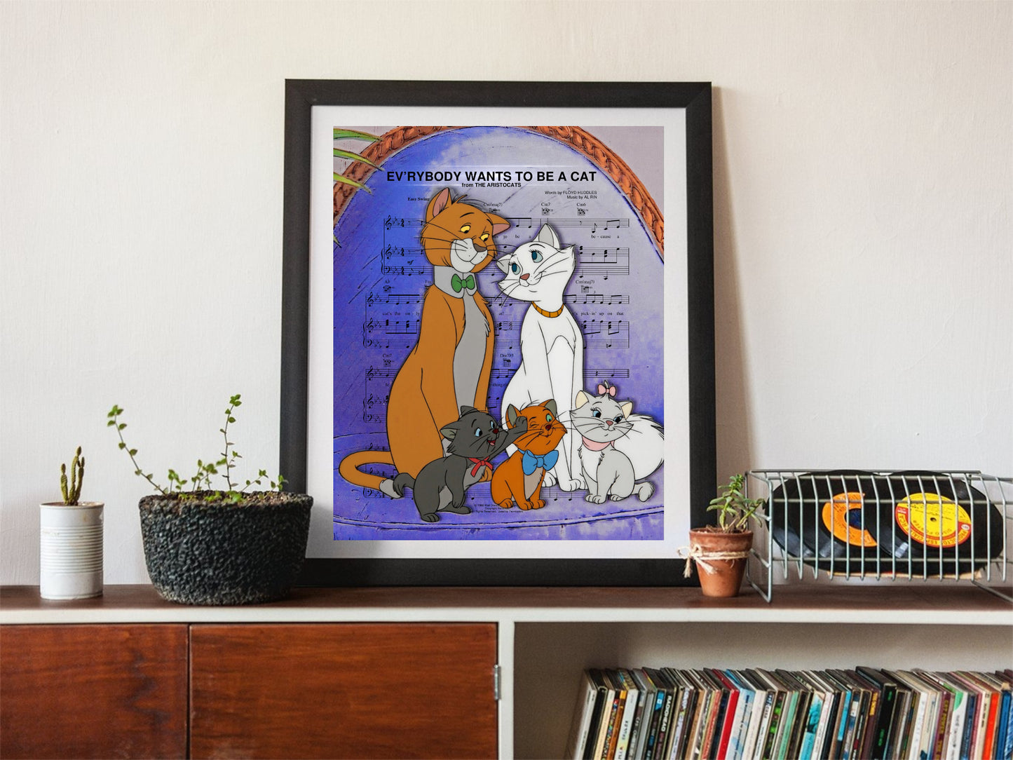 Aristocats Everybody Wants to be a Cat Sheet Music art