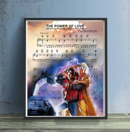 Back to the Future Wall Art Print Poster Gift
