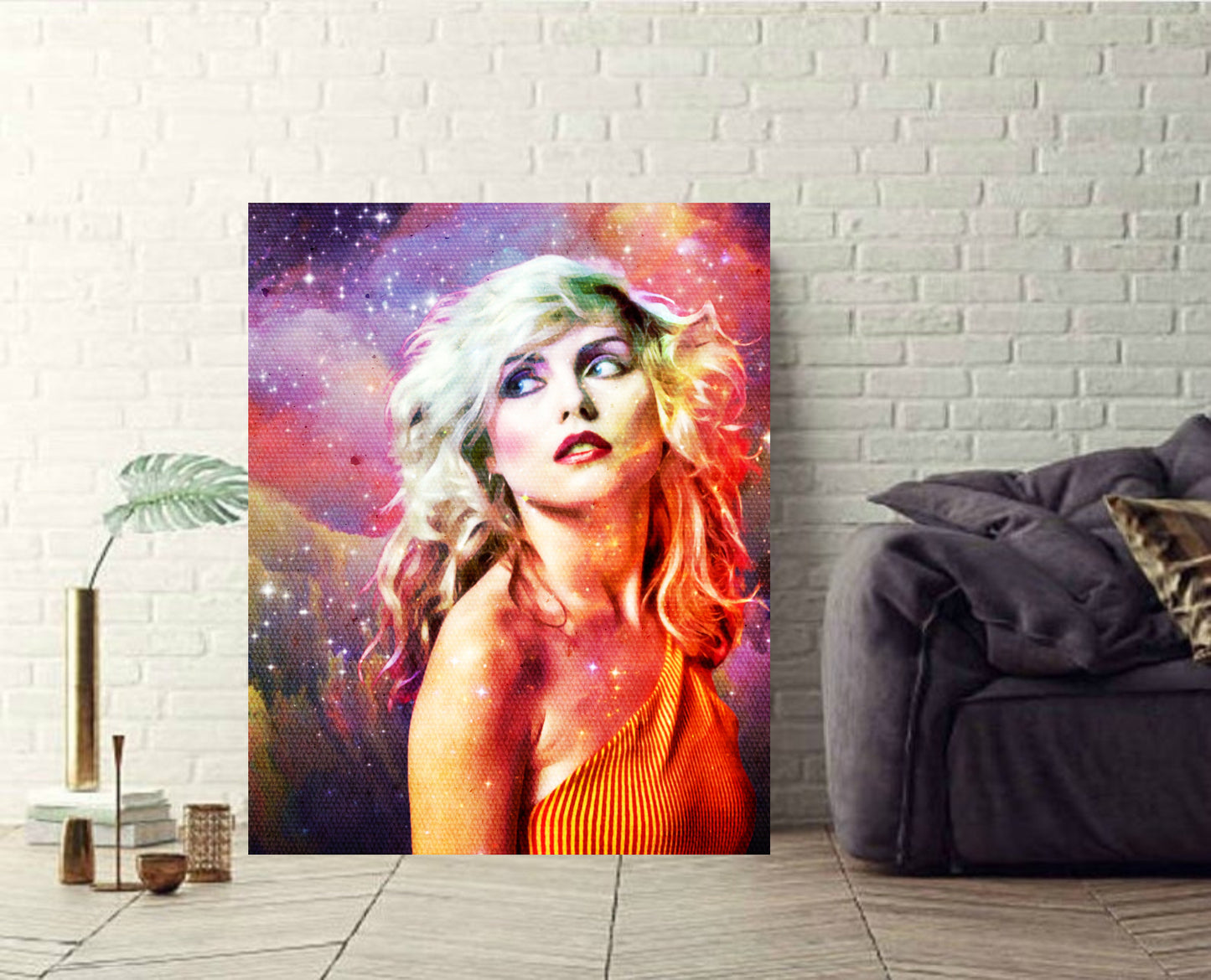 Blondie large wall art canvas