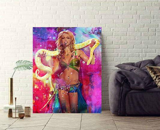Britney Spears large canvas art