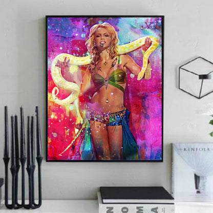 Britney Spears Slave 4 U art print gift