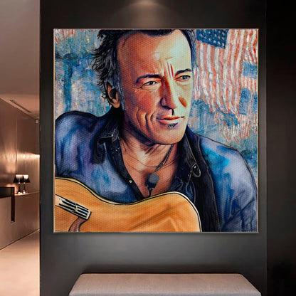 Bruce Springsteen large wall art