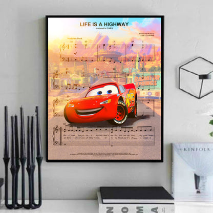 Disney Cars Life Is A Highway Sheet Music 