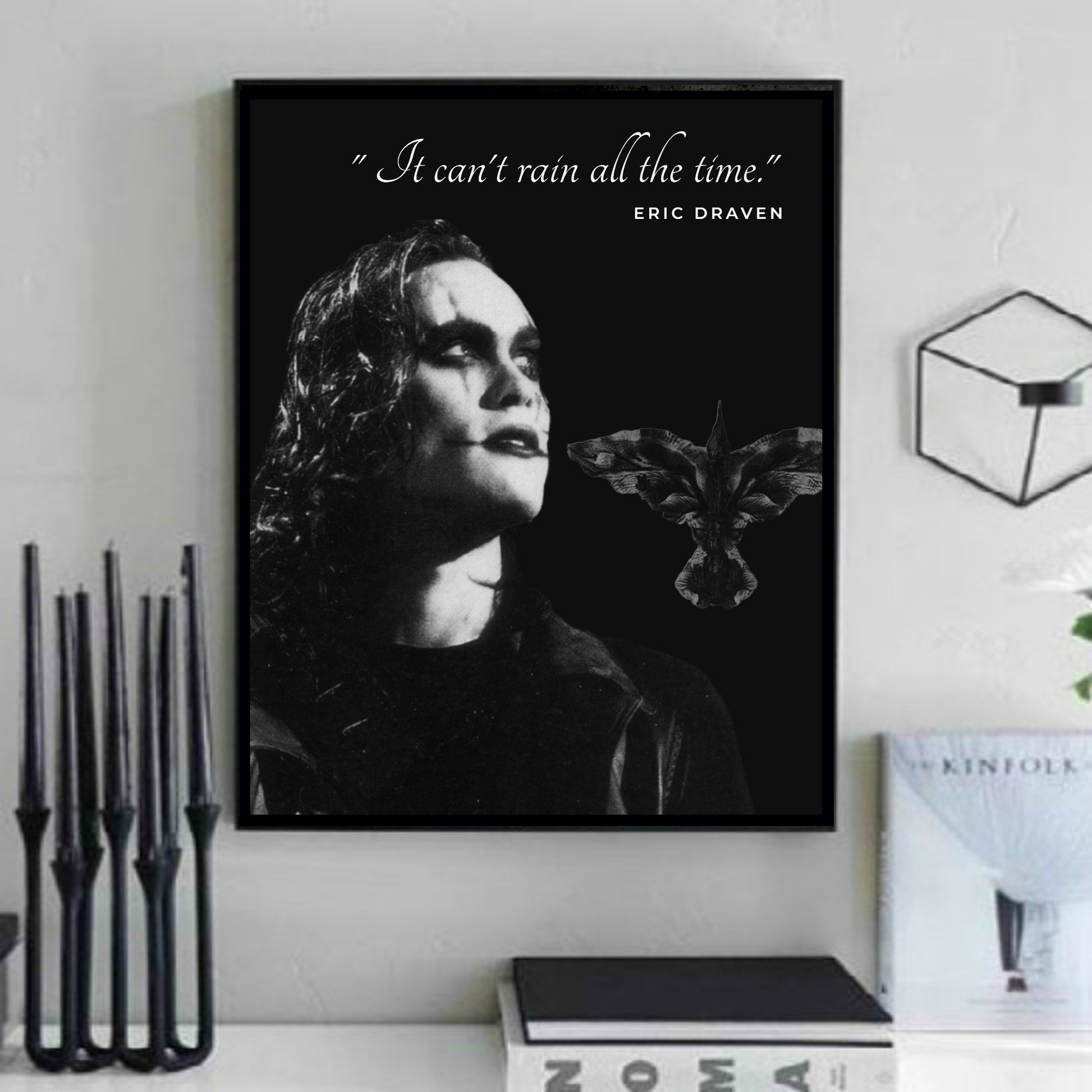The Crow It cant rain all the time Wall Art Print Artwork Poster Painting Canvas