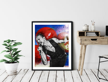 Dave Gahan Depeche Mode Wall Art  | Lisa Jaye Art Designs