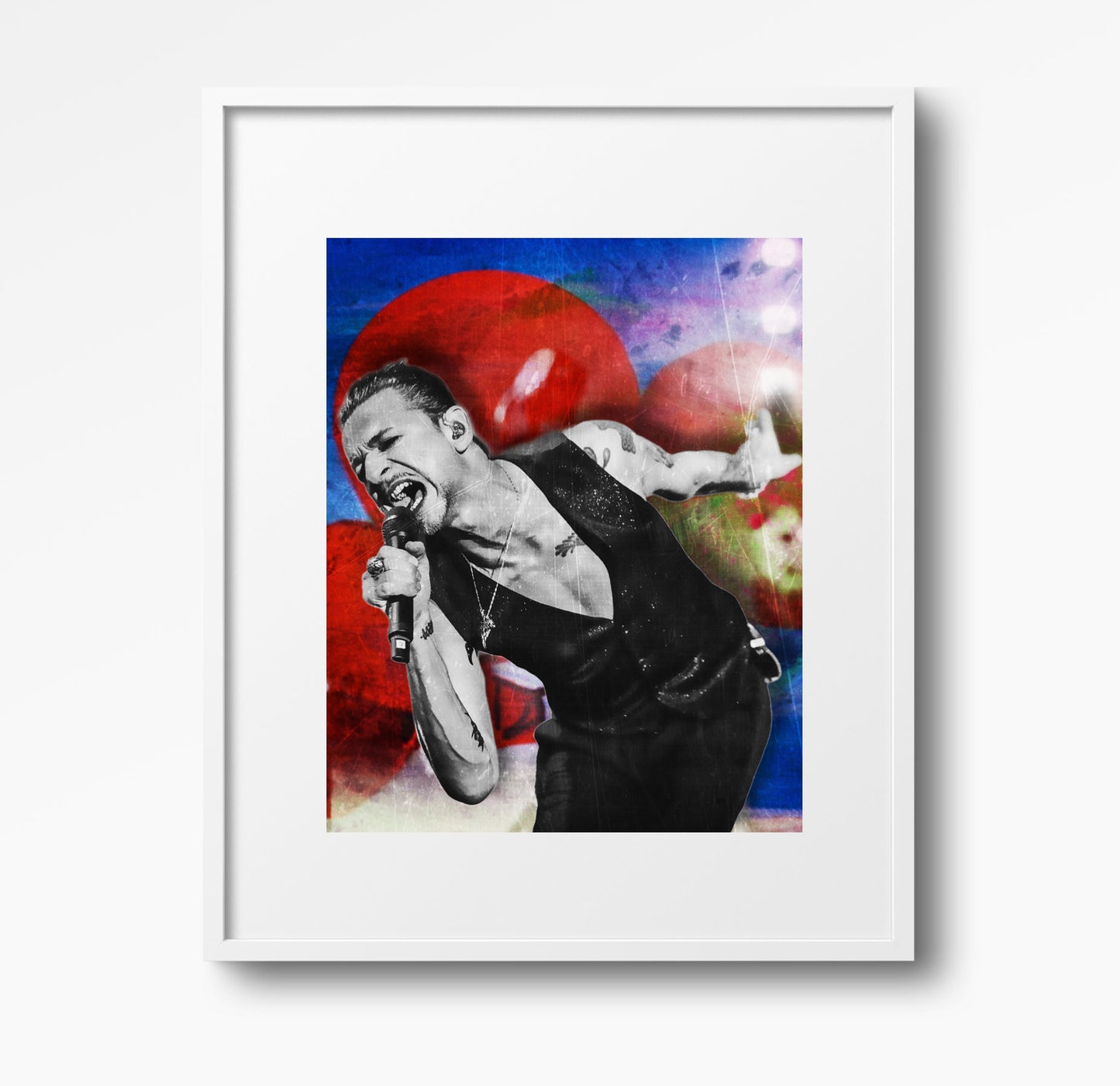 Dave Gahan Depeche Mode Wall Art  | Lisa Jaye Art Designs