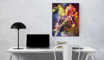 Dave Mustaine Wall Art  | Lisa Jaye Art Designs