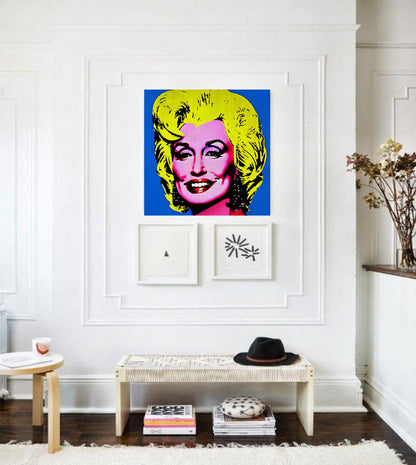 Dolly Parton andy warhol inspired art