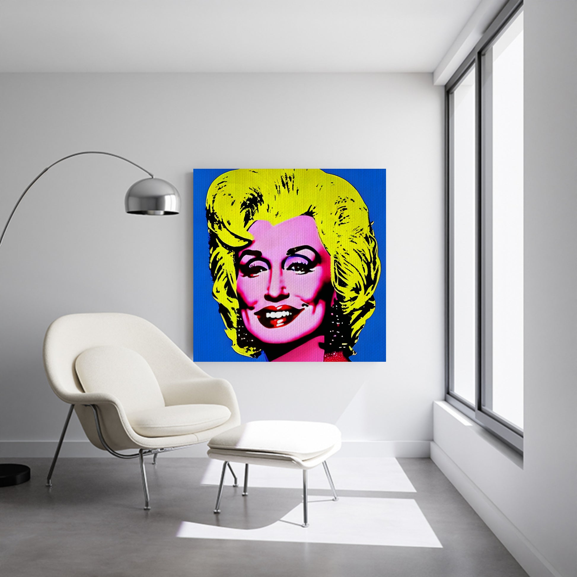 Dolly Parton wall art canvas pop art