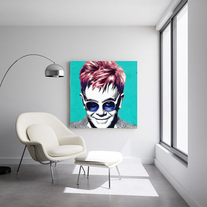 Elton John canvas art