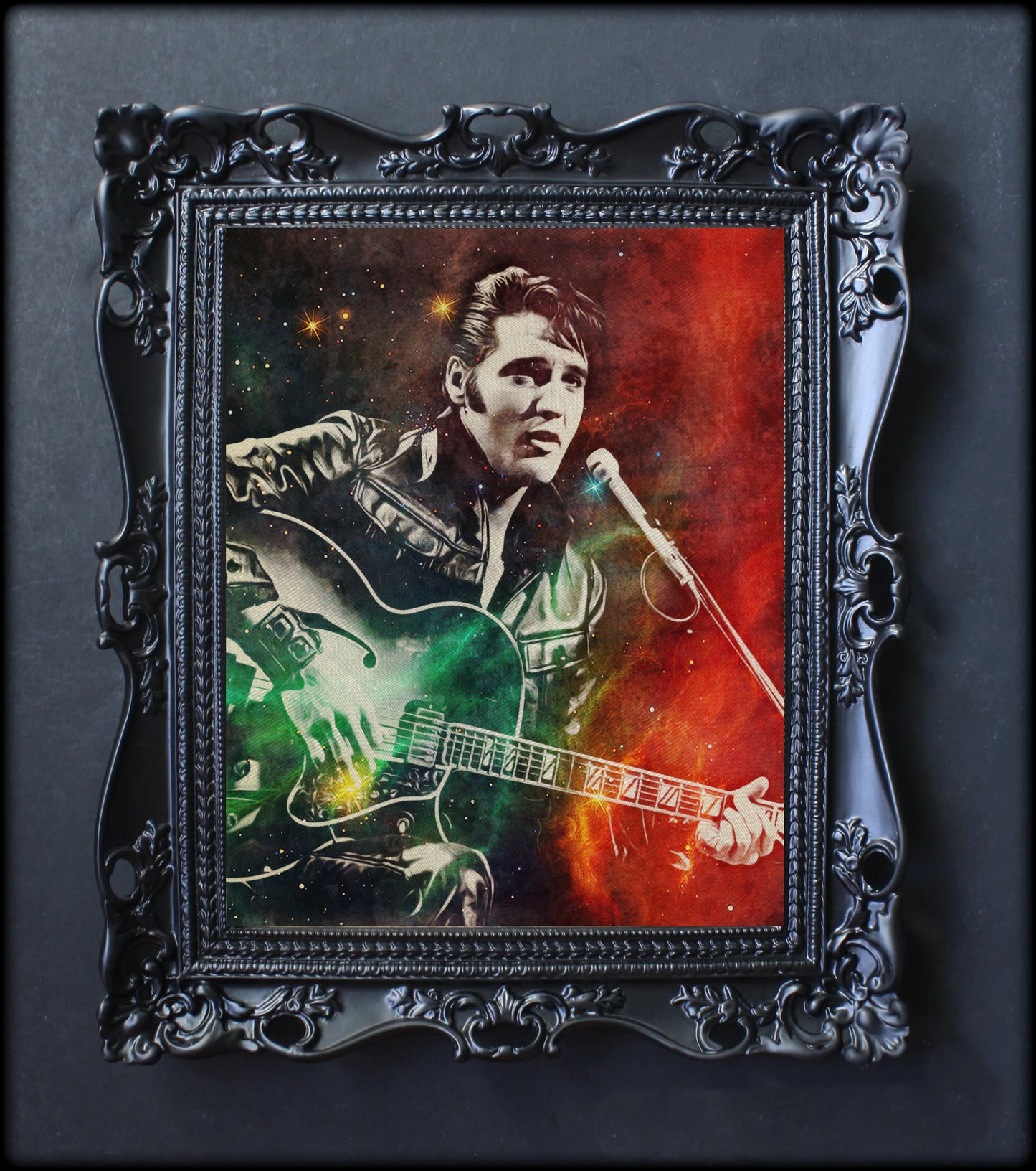 Elvis Presley framed art