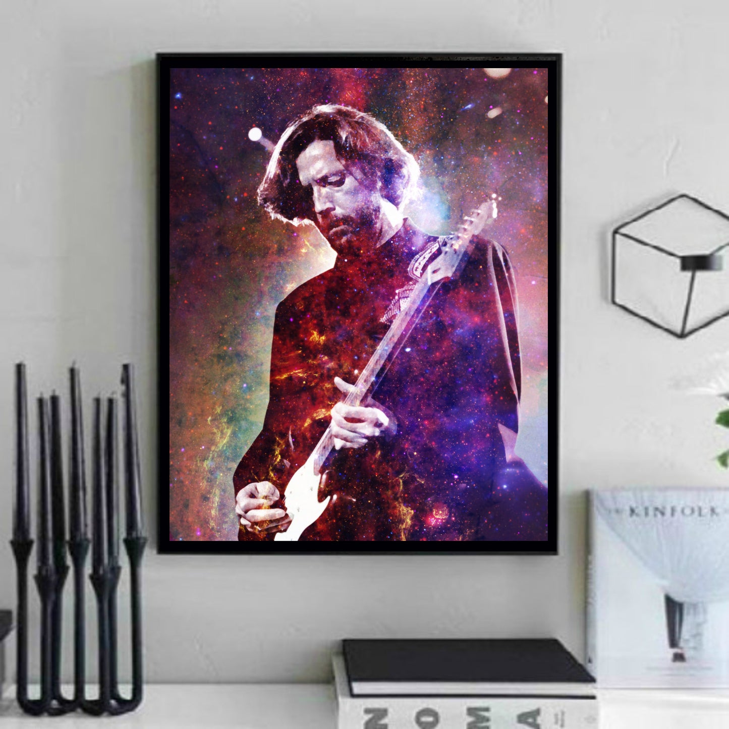 Eric Clapton Wall Art Print Artwork Poster Painting Canvas
