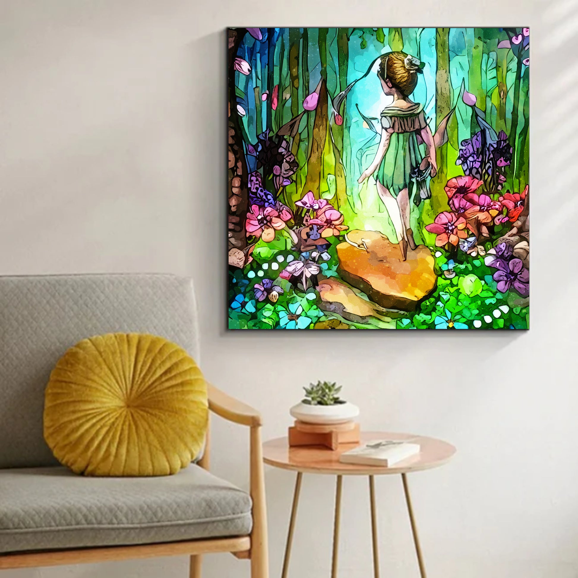 colorful fairy art