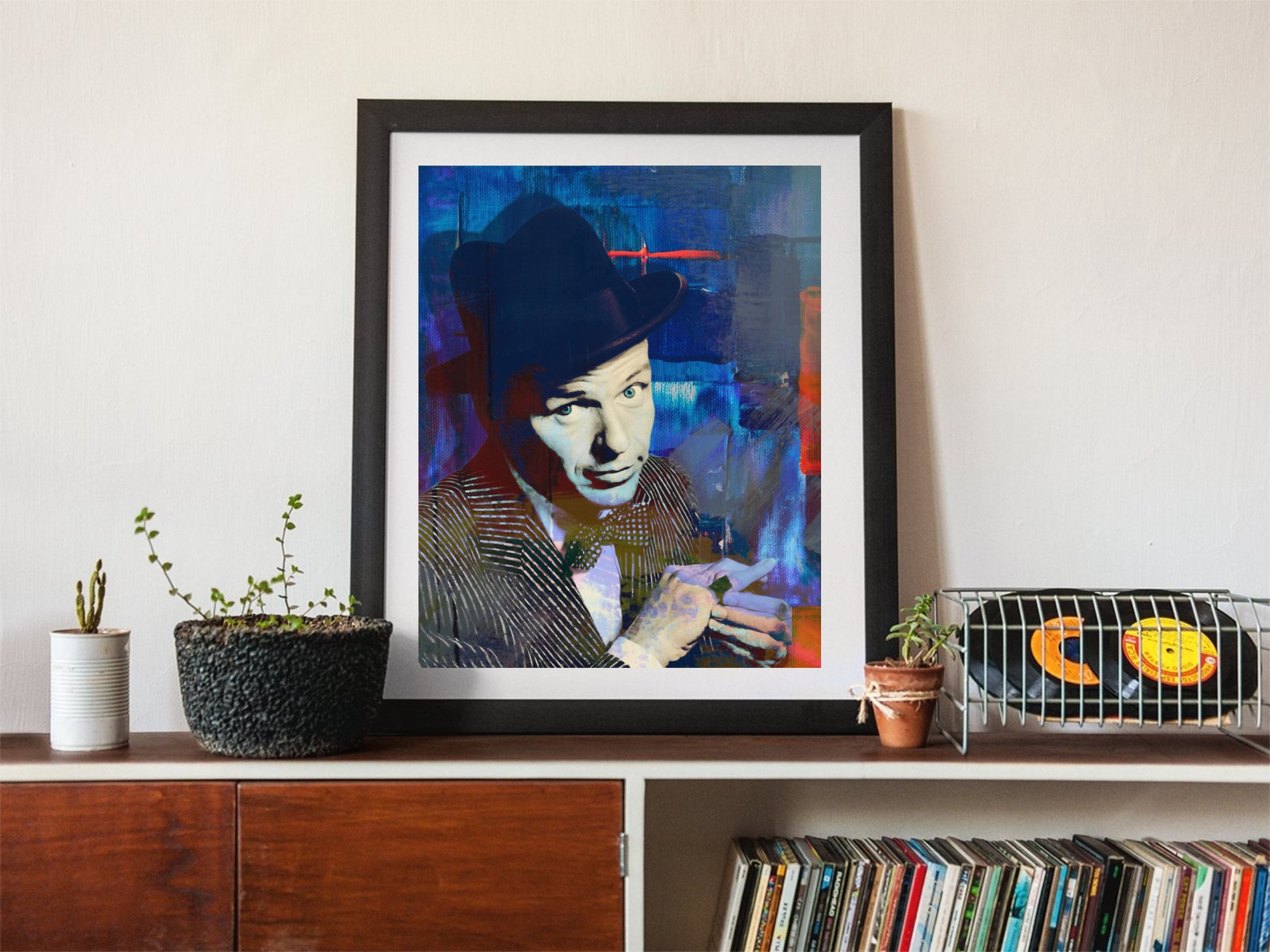 Frank Sinatra art poster