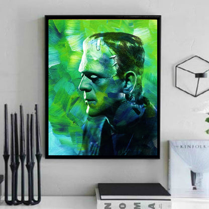Frankenstein's Monster Wall Art Print Artwork Canvas Painting Poster