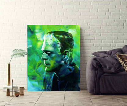 Frankenstein's Monster Wall Art  | Lisa Jaye Art Designs